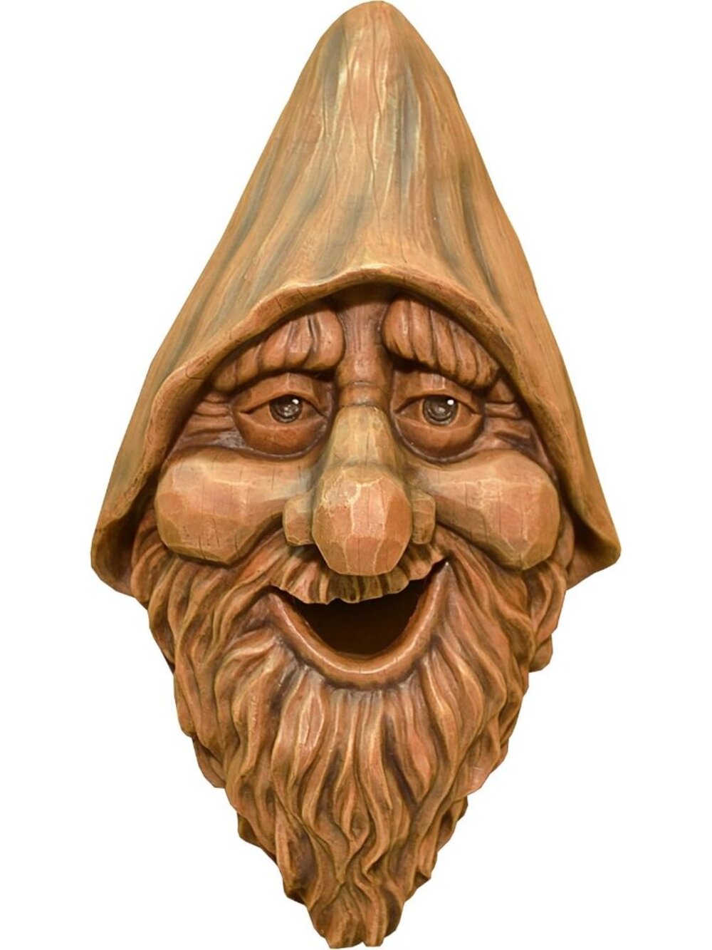 Charming Outdoor Tree Face Birdhouse, 13.5" - Unique Garden Decor for Birds